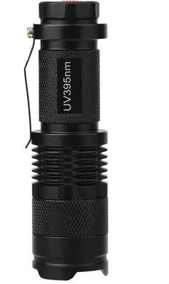 Immagine prodotto di Torcia UV ultra LED, luce nera, lampada di ispezione, torcia, 395 nm