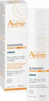 Produktbild von AVENE Sunsimed Pigment Blue Light Gesichtscreme SPF50 gegen Verfärbungen 80