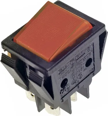 Produktbild von Taster 2-polig 32x22mm Einbaumaß Schließer rot