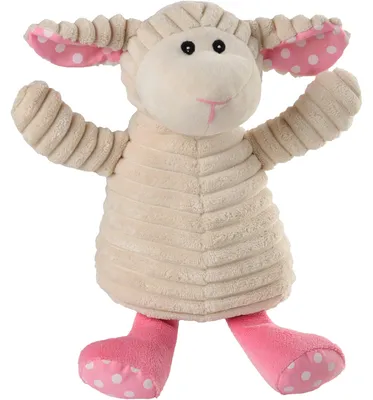 Produktbild von Wärme-Stofftier Pure Schaf Pünktchen - ca. 27 cm, Lavendel