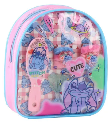 Obrázok produktu pre Sada vlasových doplnkov Cerdá Stitch v batohu