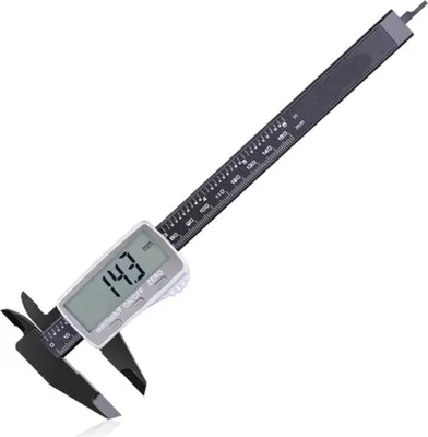 Obrázok produktu pre TACKLIFE DC01, digitálne meradlo, 6-palcové plastové meradlo s LCD displejom