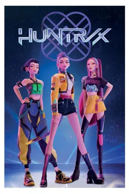 Obrázok produktu pre KPop Demon Hunters Plagát Huntr/x 61 x 91,5 cm