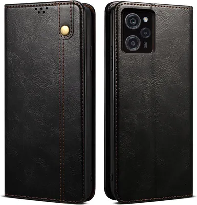 Image de Etui pour Xiaomi 13, étui en cuir avec fonction stand noir