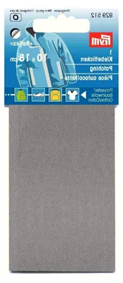 Produktbild von Reflektierende Klebeflicken 10 x 18 cm in Silber