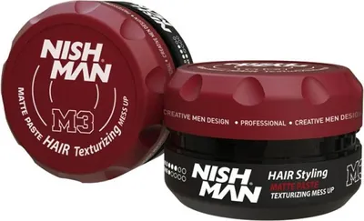 Produktbild von Nishman | Haarpaste M3 - 100 ml - Matte Textur - Mittlerer Halt - Für lässige Frisuren