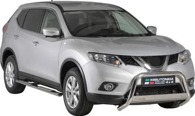 Immagine prodotto di Minigonne laterali in acciaio inox per Nissan X-Trail 2015-2017 argento
