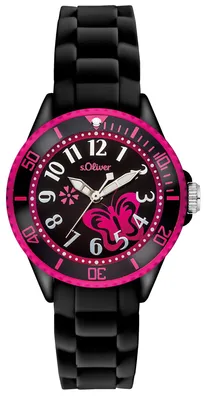 Produktbild von s.Oliver Uhr Kinder-Armbanduhr Silikon Kids Mädchen Silikon SO-2993-PQ