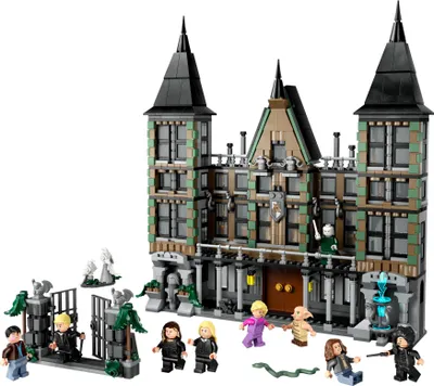 Produktbild von LEGO Harry Potter Landsitz der Familie Malfoy, Fantasy Spielzeug zum Sammeln und Ausstellen, Geschenk für Jungen, Mädchen und Fans der Zauberwelt, Geschenkidee mit 9 Minifiguren 76453
