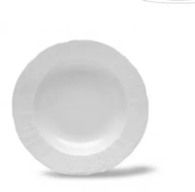 Image de Bernadotte, assiette creuse, 23 cm, porcelaine tchèque, blanc, Thun 1794