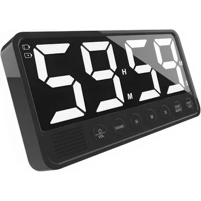 Produktbild von Digitaler LED Küchentimer 2000mAh, 99min/59s Countdown, 3 Lautstärken, Speicherfunktion, Magnetisch, Mit Ständer, Automatisches Ausschalten, Type-C