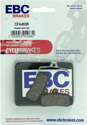 Zdjęcie produktu dla CFA493R - Klocki hamulcowe rowerowe (organiczne wyczynowe) EBC Brakes