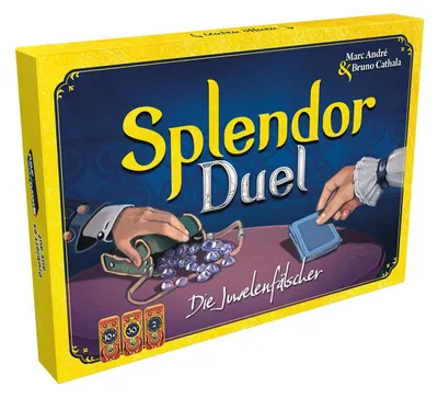 Produktbild von Asmodee, Splendor Duel – Die Juwelenfälscher, Familienspiel, Deutsch
