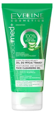 Image de Eveline Cosmetics Facemed+ – gel nettoyant, nettoyant, hydratant