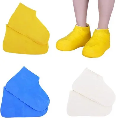 Produktbild von Famanu Wasserdichte Überschuhe - Wiederverwendbar, Antirutsch, Regen- und Schmutzschutz für Schuhe (42-45)