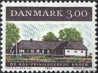Produktbild von Briefmarken Dänemark 1984 Mi 810 (kompl.Ausg.) postfrisch Landgasthöfe