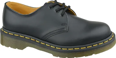 Zdjęcie produktu dla Dr Martens 1461 3 oczkowe sznurowane buty z gładkiej skóry Czarny - 6 UK / Czarny