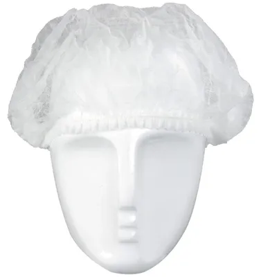 Produktbild von Asatex Hygienehaube CLIP52 weiß, 100 St.