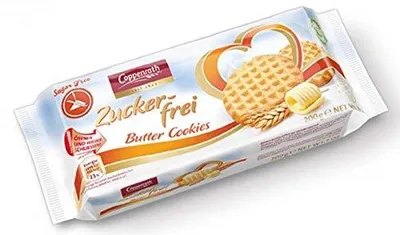 Obrázek produktu pro Coppenrath máslové sušenky bez cukru 200g