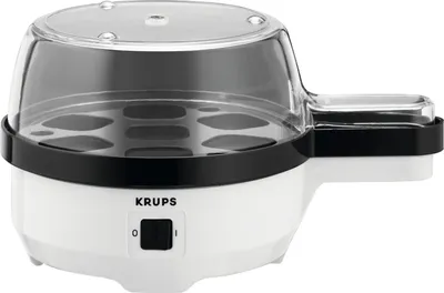 Produktbild von Krups Ovomat Special Eierkocher F23370, 7 Eier, Hart, Medium, Weich, Knopf, Weiß, 350 W, Typ C