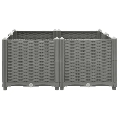Obrázek produktu pro vidaXL Hochbeet 80x80x38 cm Polypropylen