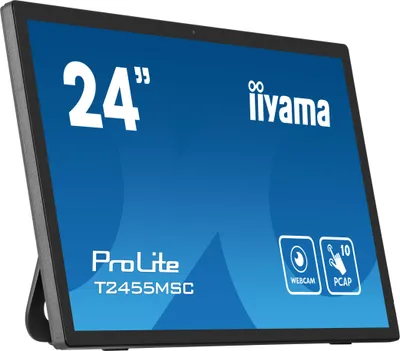 Obrázok produktu pre iiyama T2455MSC-B1, 61 cm (24"), 1920 x 1080 px, Full HD, LED, 5 ms, Čierna