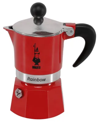 Zdjęcie produktu dla Bialetti Rainbow, 0,06 l, Aluminium, Termoplastyczny, Czerwony, 140 mm, 6,2 cm