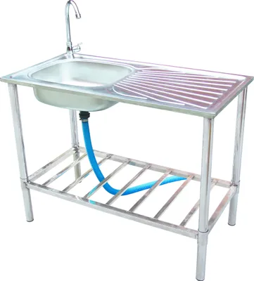 Produktbild von Garden Pleasure Edelstahl Spüle Camping Waschtisch Spülbecken Spültisch Küche
