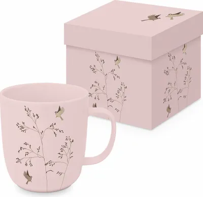 Image de PPD Osaka en rose Mug mat, dans un coffret cadeau, mug à anse, mug à café, tasse, New Bone China, 400 ml, 161402338