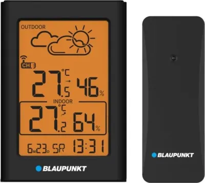 Zdjęcie produktu dla Blaupunkt Weather Station WS15BK black
