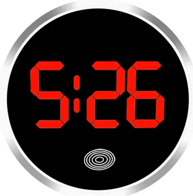 Produktbild von Digitale Armaturenbrettuhr fürs Auto, Autouhr, LED-Zeitanzeige, berührungsaktivierte Autouhr, zum Aufkleben auf die Uhr für das Armaturenbrett