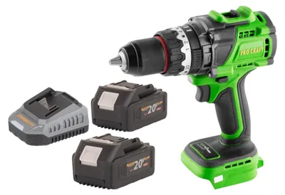 Produktbild von Procraft PA18ProBL-BB Akku Schlagbohrschrauber 20 V 180 Nm Brushless + 2x Akku 4,0 Ah + Ladegerät
