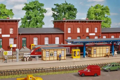 Produktbild von AUHAGEN Bahnhofsausstattung Bausatz 13343 Spur TT
