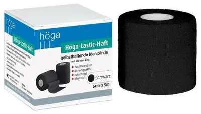 Zdjęcie produktu dla Höga-Lastic bandaż samoprzylepny 6cmx5m czarny 1 szt