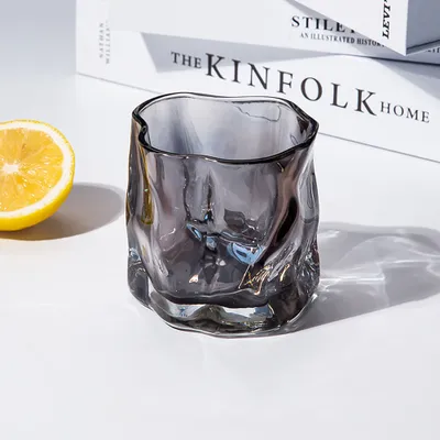 Immagine prodotto di 360Home Bicchieri da bere Bicchieri da vino Bicchiere da acqua Tumbler da bere Tumbler da succo 6 250ML*6 Grigio