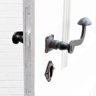 Produktbild von Drückergarnitur für Haustüren-Edles Design |PZ|Eisen braun
