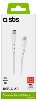 Obrázek produktu pro SBS TECABLETCC2MW USB kabel USB 2.0 2 m USB C Bílá