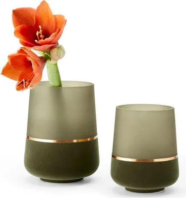 Produktbild von Amelie Vase/Windlicht L, grün