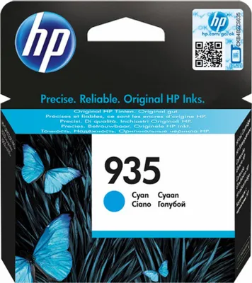 Obrázek produktu pro HP 935 - azurová - originální - inkoustová kazeta - pro Officejet 6812, 6815, 6820