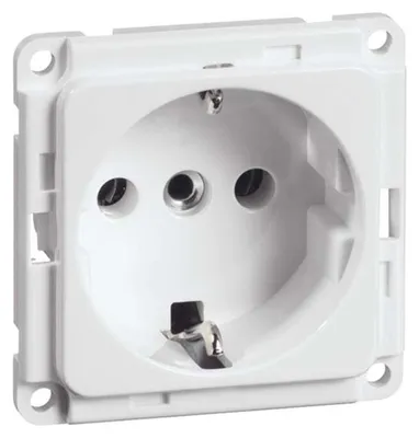 Produktbild von PEHA 00602011, Typ F, Weiß, Kunststoff, 250 V, 16 A, 50/60 Hz