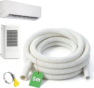 Imagen del producto de Manguera de extensión para desagües domésticos, resistente a los rayos UV, de 5 metros, para aires acondicionados