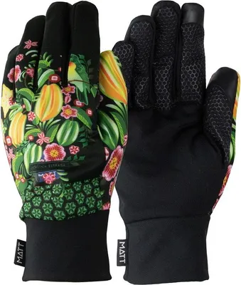 Produktbild von Handschuhe Lirios, künstlerisches Design, Touch-Funktionalität für Outdoor-Aktivitäten, Größe S