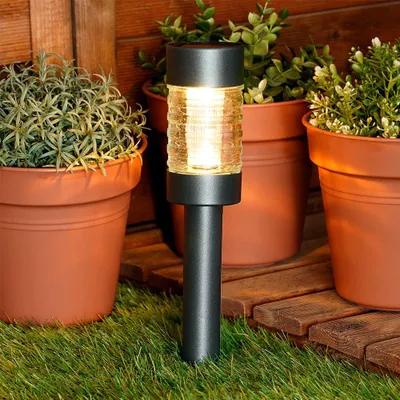 Image de Lampe de jardin solaire à LED, encastrée, 27 cm
