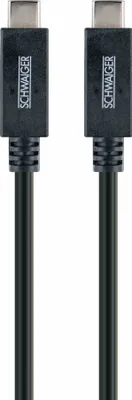 Immagine prodotto di Schwaiger LK101C531 Schwaiger USB 3.1 Kabel St. C, 1m, schwarz