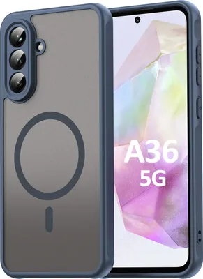 Produktbild von Handyhülle für Samsung Galaxy A36 Matt Case Schutzhülle Kratzfest Passgenau Blau