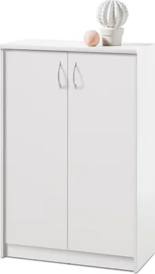 Produktbild von Kommode Beistellschrank Anrichte Standschrank Holzkommode Schrank "Olli II" Weiß