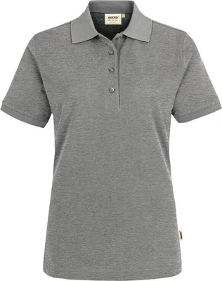 Produktbild von HAKRO Hakro Damen Poloshirt Performance #216 Gr. 6XL grau-meliert