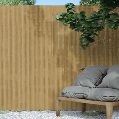 Produktbild von paramondo PVC Sichtschutzmatte StrongLine, 180 x 300 cm, bambus wetterfest, UV-beständig & robust für Balkon, Terrasse und Garten
