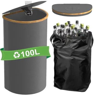 Produktbild von 100-Liter-Sammlercontainer für Plastik- und Glasflaschen