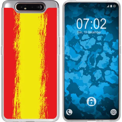 Produktbild von PhoneNatic Case kompatibel mit Samsung Galaxy A80 Silikon-Hülle WM Spanien M11